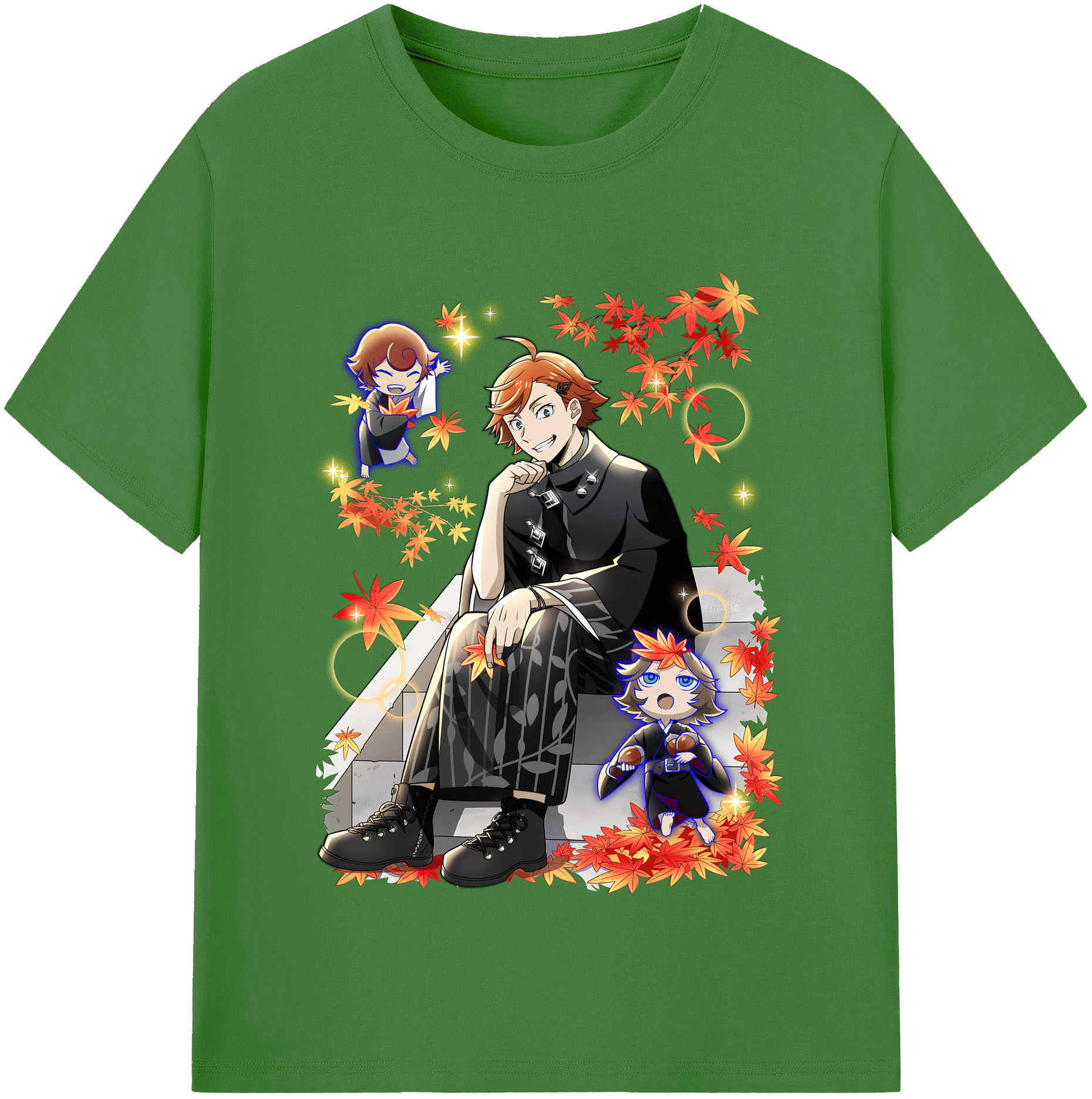 （画像用） 文豪ストレイドッグス Bungo Stray Dogs レディースカジュアルプリントTシャツ（綿100％）